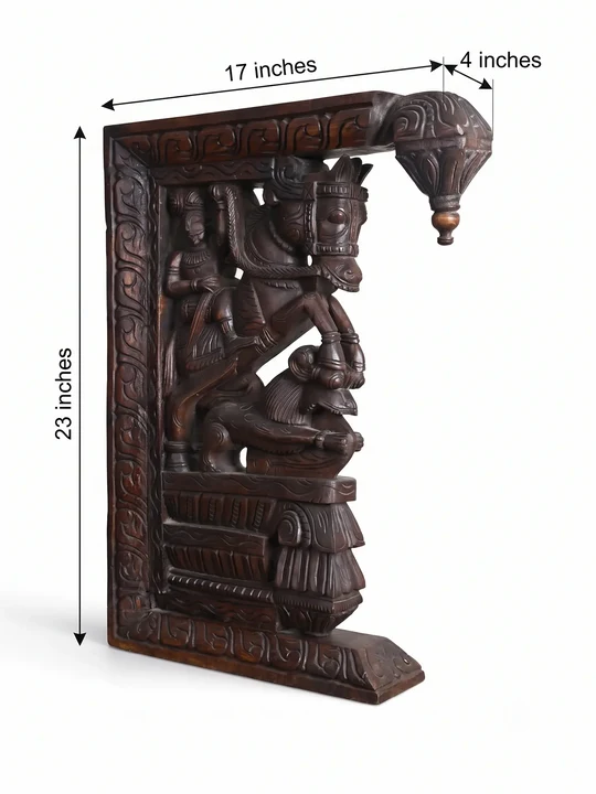 Horse Rider Wall Bracket, Corbels & Brackets