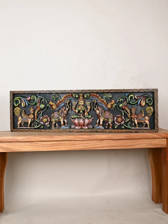 Lakshmi with Elephants Panel, Wall Panels