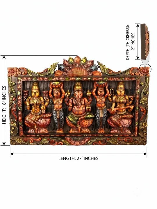 Panchamukha Ganesh Panel, Wall Panels